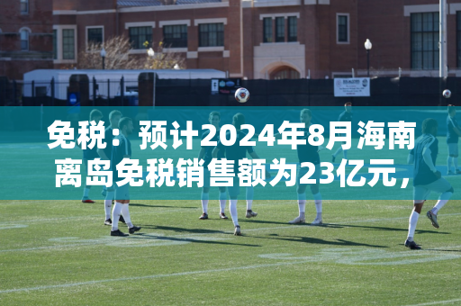 免税：预计2024年8月海南离岛免税销售额为23亿元，环比2024年7月有明显改善