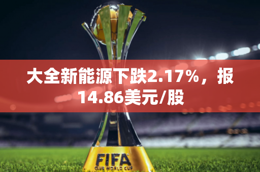 大全新能源下跌2.17%，报14.86美元/股