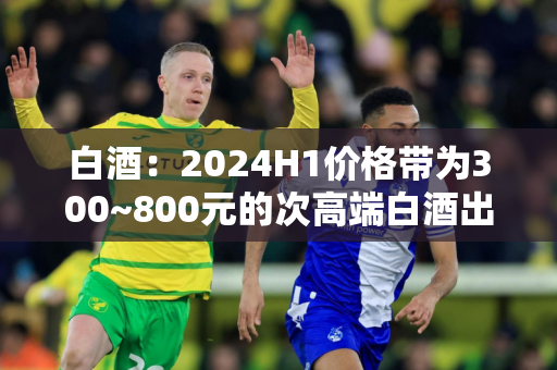 白酒：2024H1价格带为300~800元的次高端白酒出现了巨大分化