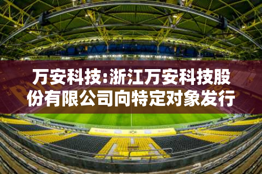 万安科技:浙江万安科技股份有限公司向特定对象发行股票募集说明书（注册稿）（2024年半年报更新版）