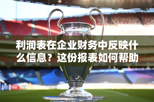 利润表在企业财务中反映什么信息？这份报表如何帮助投资者评估企业绩效？