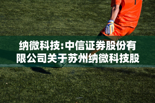 纳微科技:中信证券股份有限公司关于苏州纳微科技股份有限公司2024年半年度持续督导跟踪报告